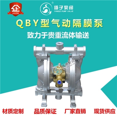 QBY型气动隔膜泵化工防腐蚀离心泵耐酸碱自吸泵粉尘泵污泥泵