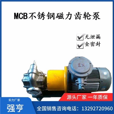 MCB不锈钢磁力齿轮泵