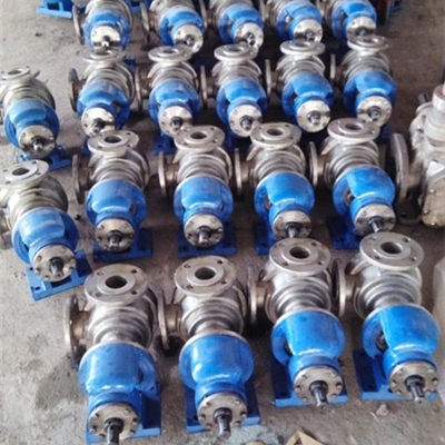 宏润牌小流量转子泵-产品型号NCB-1.2/0.3型高粘度内齿泵