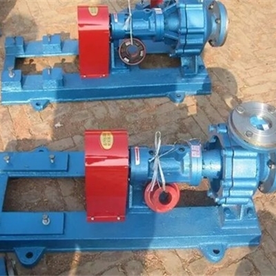 浙江温州发货泵头座2台-参数RY50-32-160型高温导热油泵