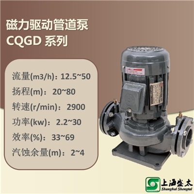 CQGD磁力驱动管道泵