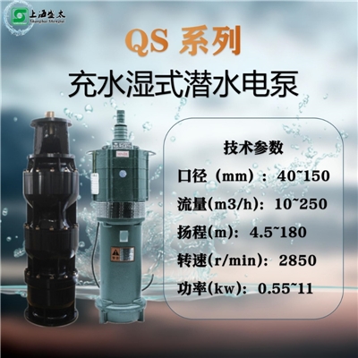 QS系列充水湿式潜水电泵