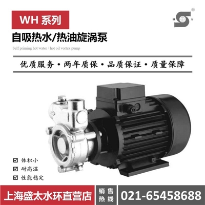 WH自吸热水/热油旋涡泵