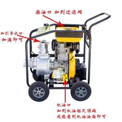 伊藤动力4寸柴油机自吸泵YT40DPE-2