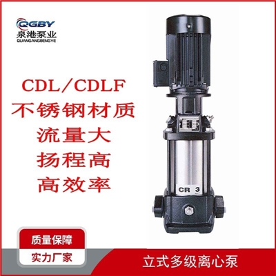 CDL/CDLF立式不锈钢轻型多级泵离心泵生活增压泵
