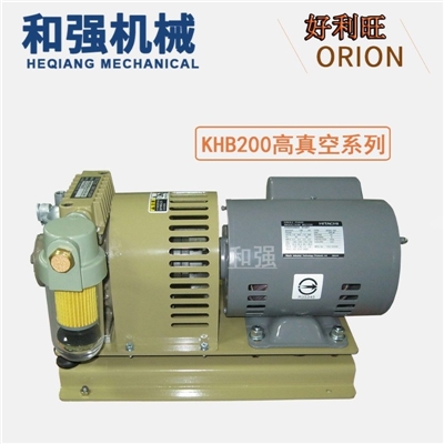 ORION曝光机印刷机气泵 风泵 贴膜机 贴片机真空泵 日本进口高真空KHB200A-101/301-G1