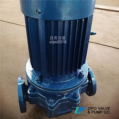 自贡自泵水泵ZISG立式管道离心泵增压泵