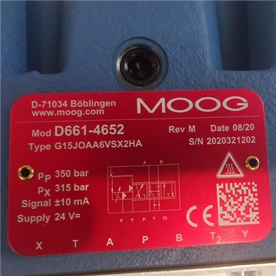 MOOG伺服阀D661-4652