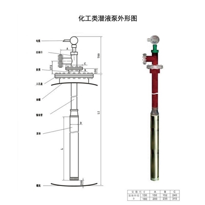 绿牌防爆化工潜泵,液下泵,潜液泵
