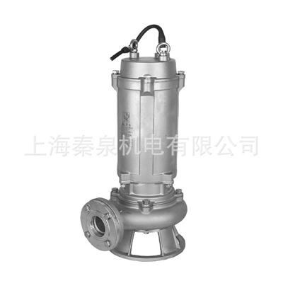 废水提升泵4kw 304铸造耐腐蚀耐酸碱不锈钢潜水泵