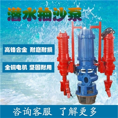 ZJQ潜水抽沙泵耐磨吸沙泵抽泥机大型渣浆泵河底清淤泥浆泵污泥泵