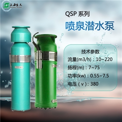 QSP(F)系列喷泉潜水电泵