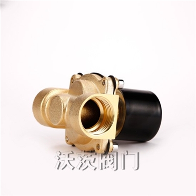 沃茨阀门W-2W黄铜螺纹常闭式电磁阀