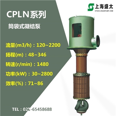 CPLN高效立式多级筒袋式水泵