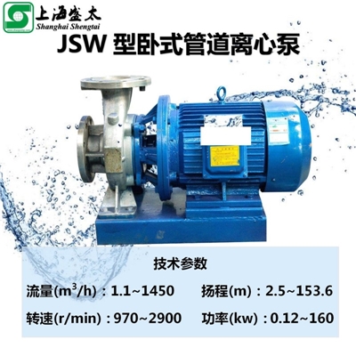 JSW系列卧式清水泵