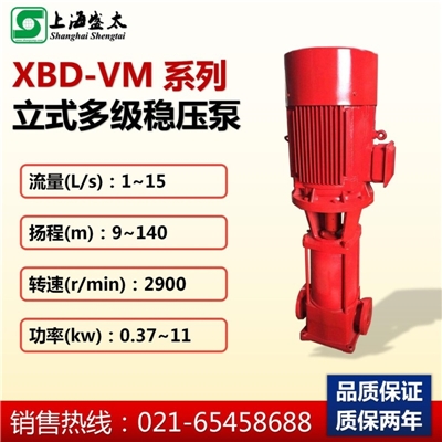 XBD-VM立式多级稳压泵盛太水环