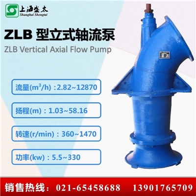 ZLB系列立式轴流泵清水泵轴流潜水泵