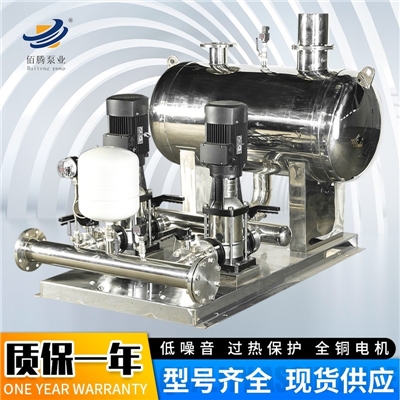 现货无负压变频恒压供水设备 水泵机组 不锈钢家用小型供水设备