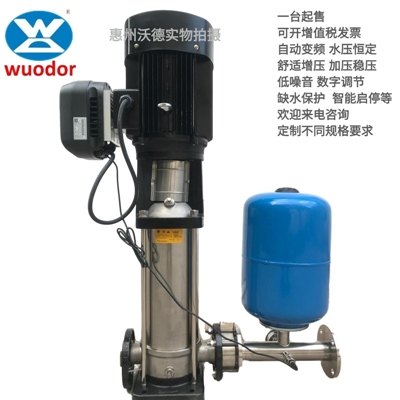 惠沃德广东节能低噪音二次生活供水变频泵组定制