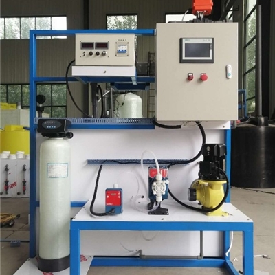 大型水厂消毒设备 集成式次氯酸钠发生器 生产厂家 出水清澈