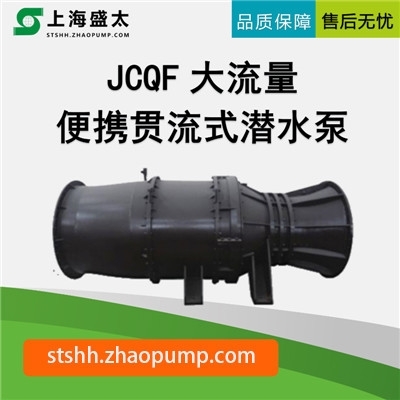 JCQF大流量便携贯流式潜水泵