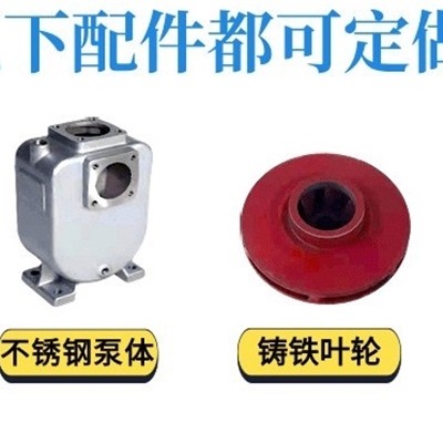 ZW自吸式排污泵化粪池污水自吸泵淤泥废水泵大流量农田河塘离心泵
