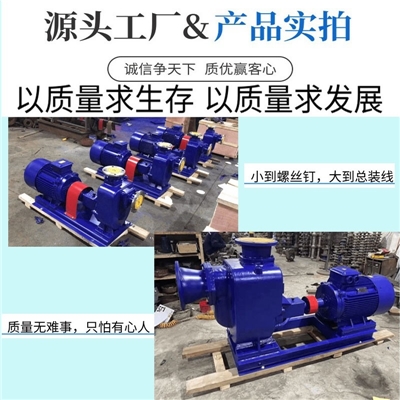 ZW自吸式排污泵化粪池污水自吸泵淤泥废水泵大流量农田河塘离心泵