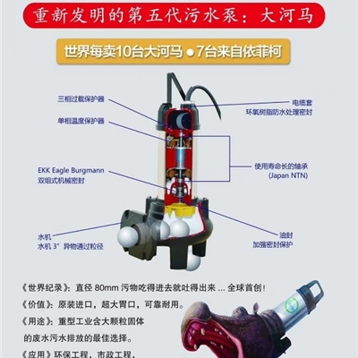 德国依菲柯水泵污水处理泵环保工程用泵诚招代理