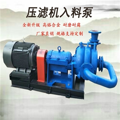 压滤机入料泵