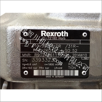 全新原装 力士乐 柱塞泵 A10VSO18DR 31R-PPA12K01-SO52