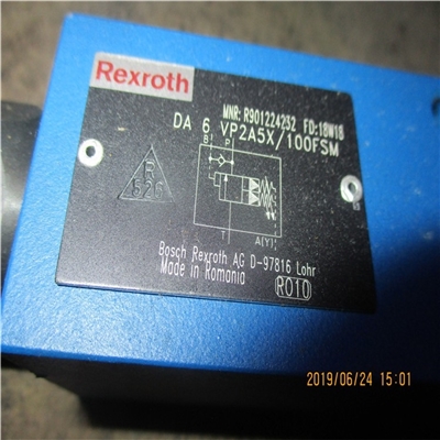 全新原装 力士乐 电磁阀 R901224232 DA6VP2A5X 100FSM