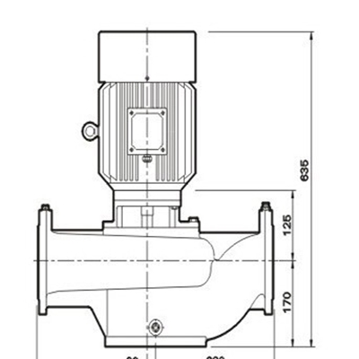 供应LP冷立式管道离心泵 清水泵 热水泵