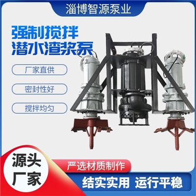 强制搅拌器潜水渣浆泵